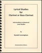 Lyrical Studies for Clarinet or Bass Clarinet Method Book cover